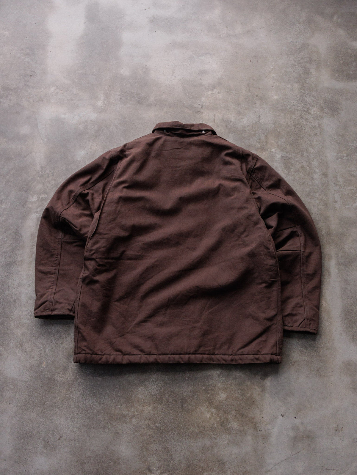 Vintage Brown Carhartt Sherpa-Lined Jacket (L)