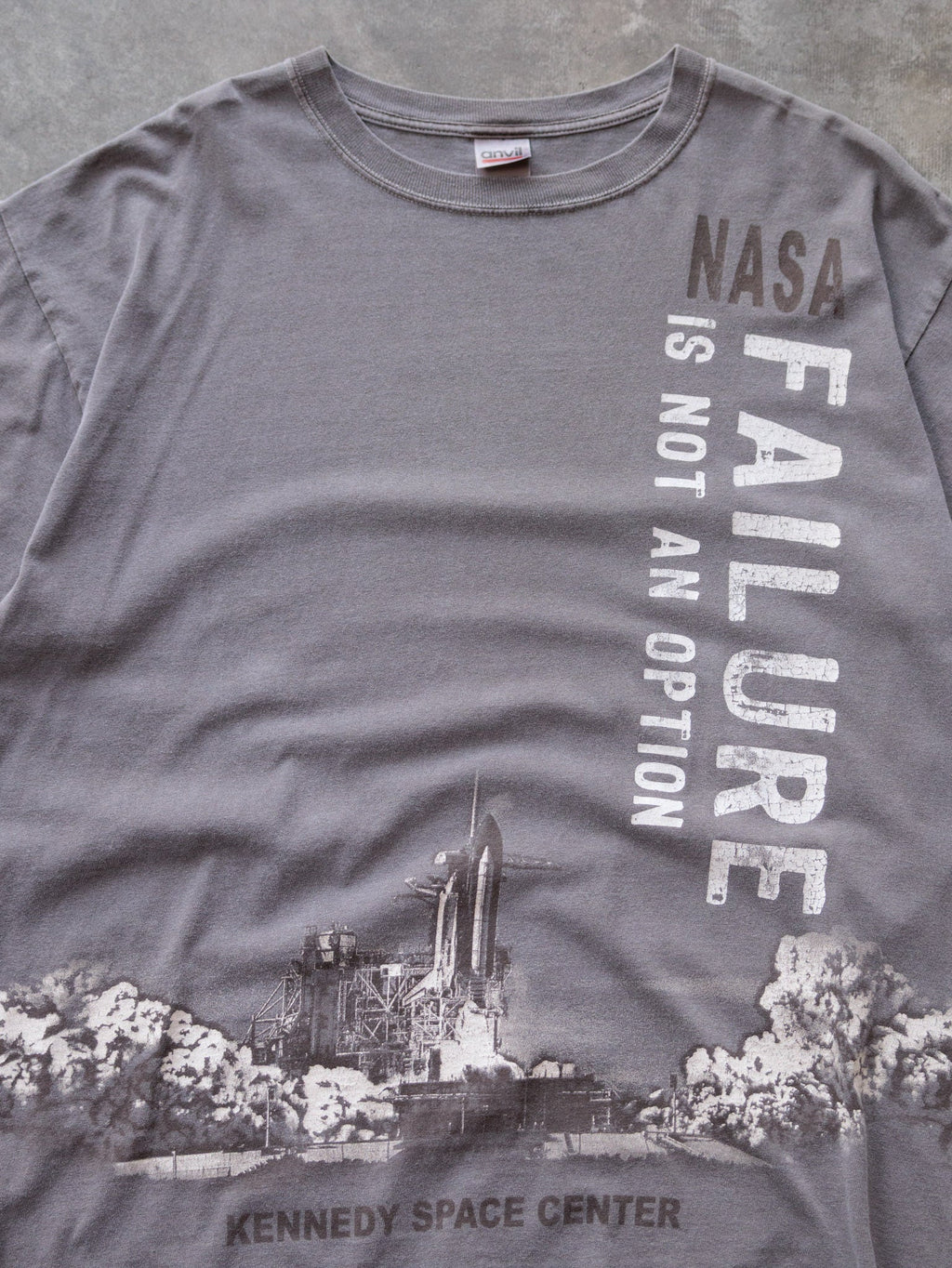 Vintage Grey NASA Kennedy Space Center Tee (XL)