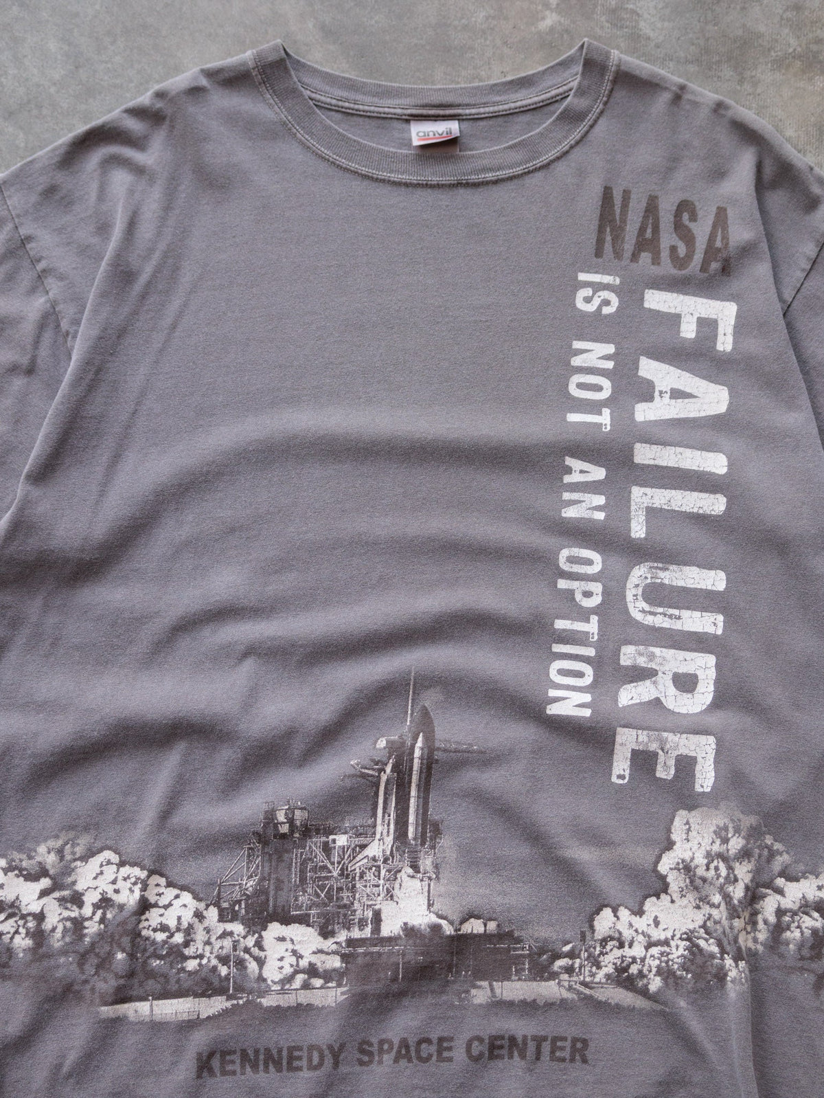 Vintage Grey NASA Kennedy Space Center Tee (XL)
