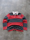 Vintage 90s Striped Planet Hollywood Orlando Rugby Shirt (S)