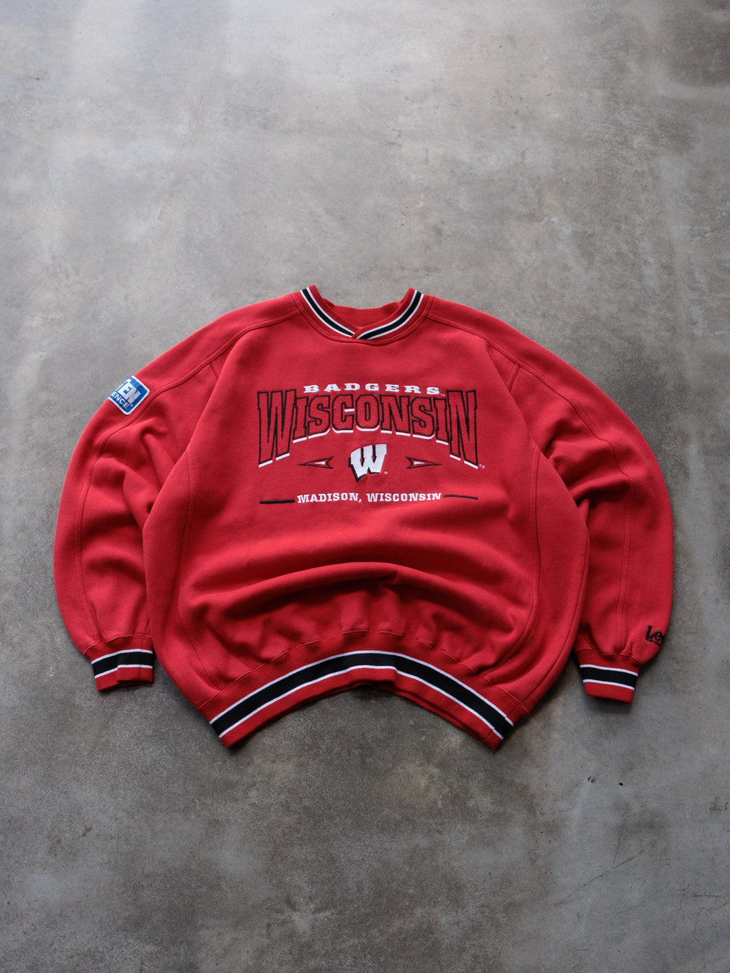 Vintage 90s Red Wisconsin Badgers Lee Sport Sweatshirt (L)