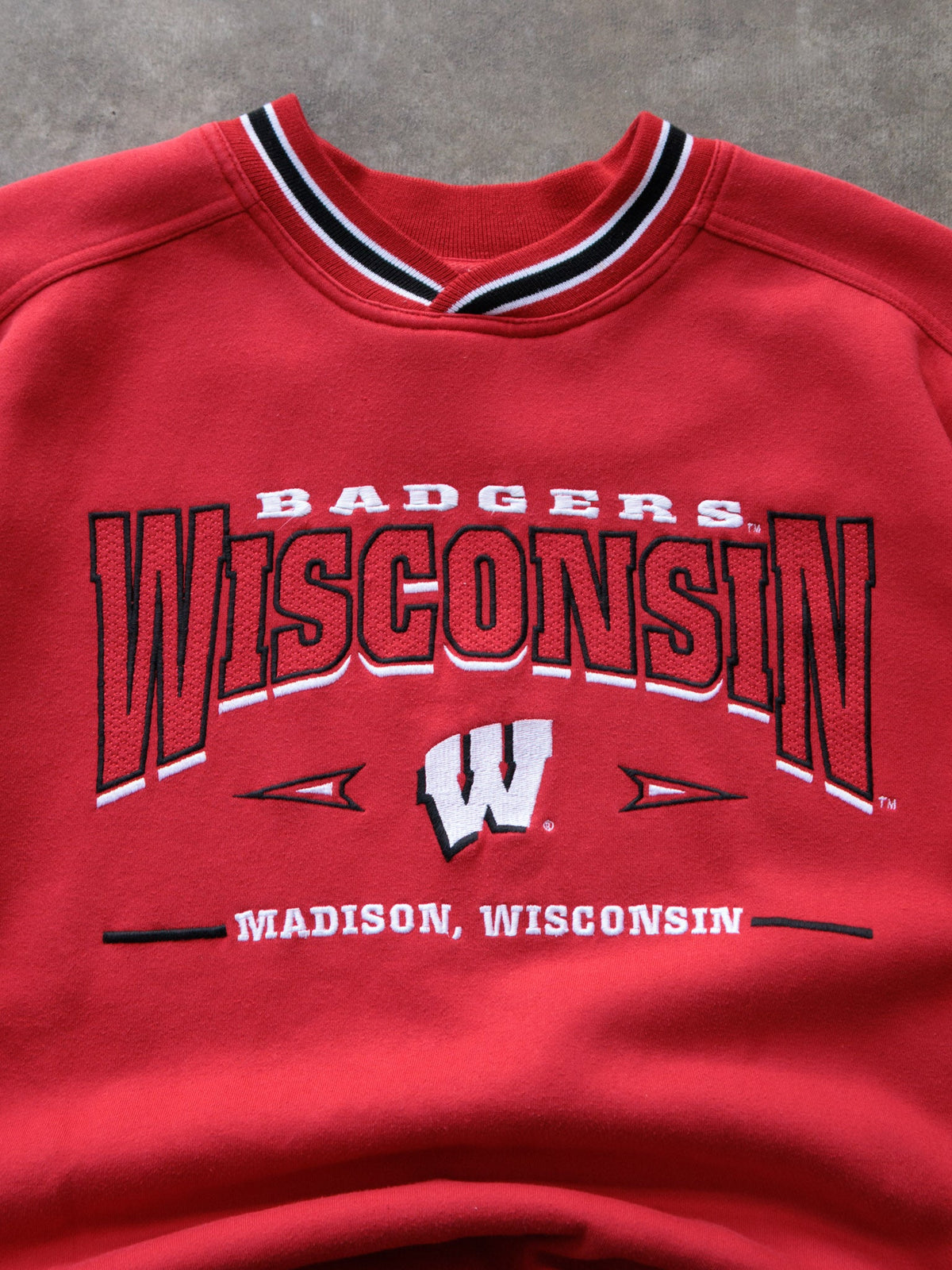 Vintage 90s Red Wisconsin Badgers Lee Sport Sweatshirt (L)