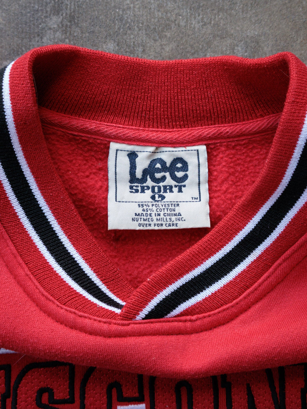 Vintage 90s Red Wisconsin Badgers Lee Sport Sweatshirt (L)