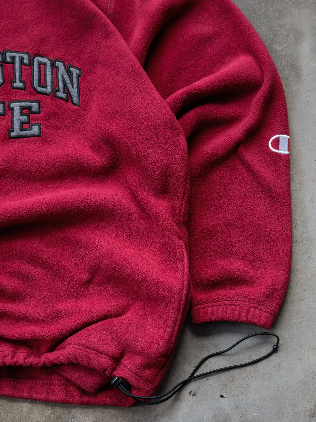 Vintage 90s Red Champion Washington State Fleece Quarter Zip (2XL)