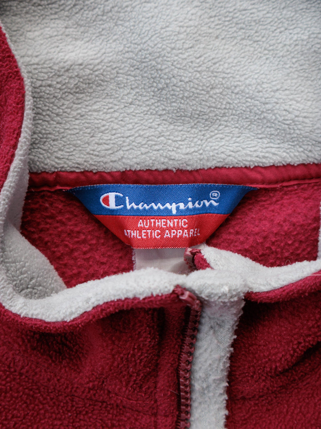 Vintage 90s Red Champion Washington State Fleece Quarter Zip (2XL)