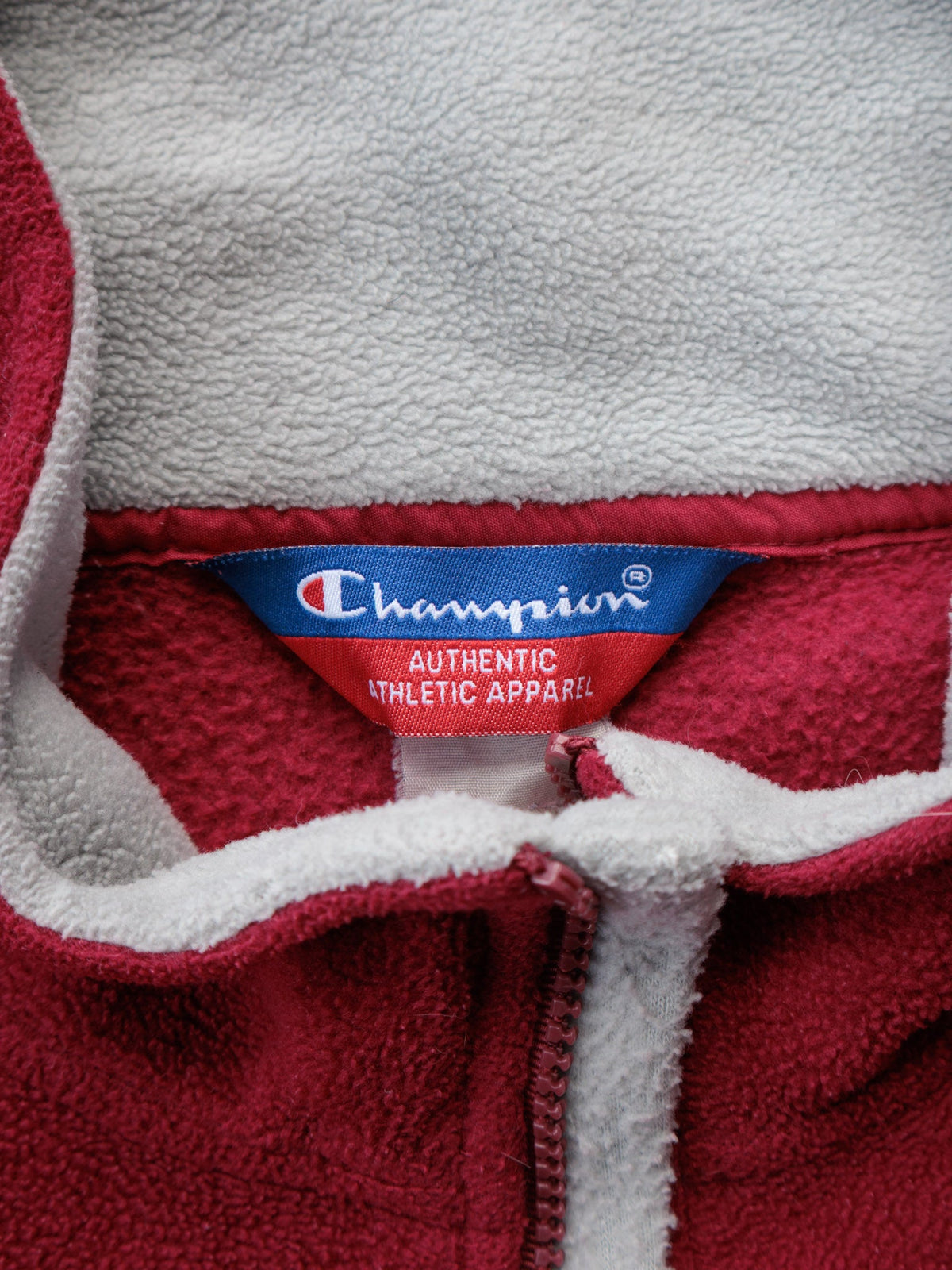 Vintage 90s Red Champion Washington State Fleece Quarter Zip (2XL)