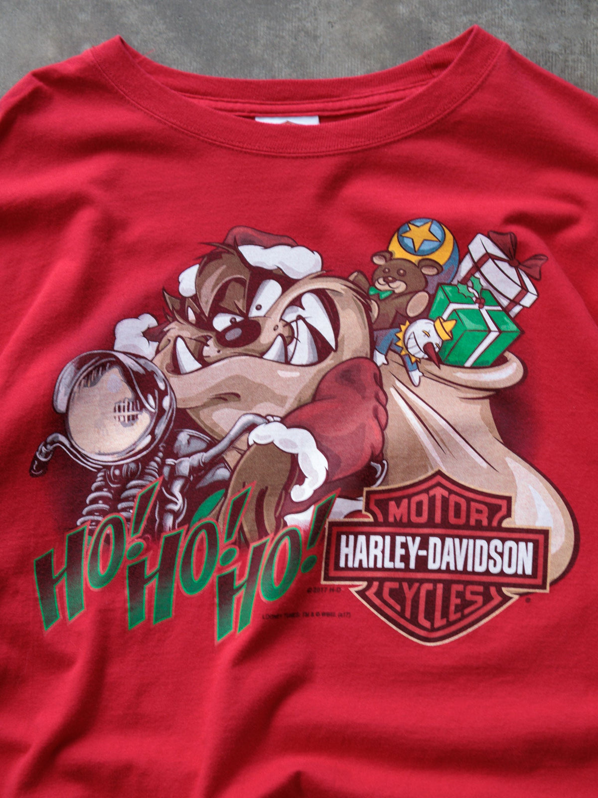 2017 Red Harley-Davidson Renton Washington Long Sleeve Tee (L)