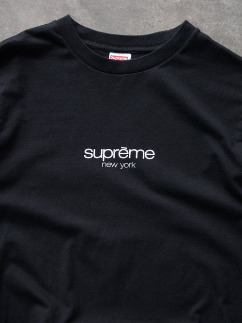 Black Supreme New York Logo Tee (S)