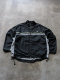Vintage 00s Black Starter Colourblock Windbreaker (XL)