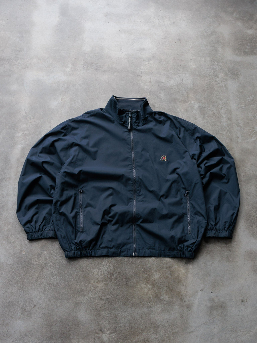 Vintage 90s Navy Tommy Hilfiger Golf Windbreaker (2XL)