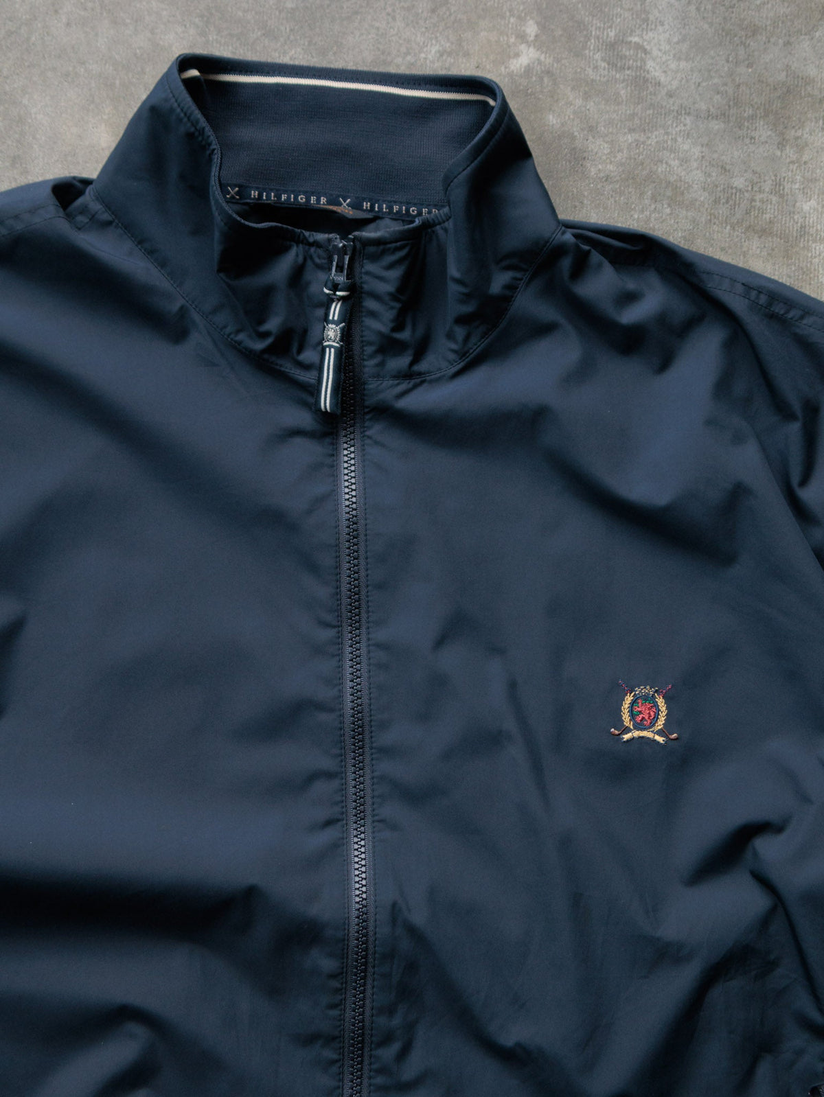 Vintage 90s Navy Tommy Hilfiger Golf Windbreaker (2XL)