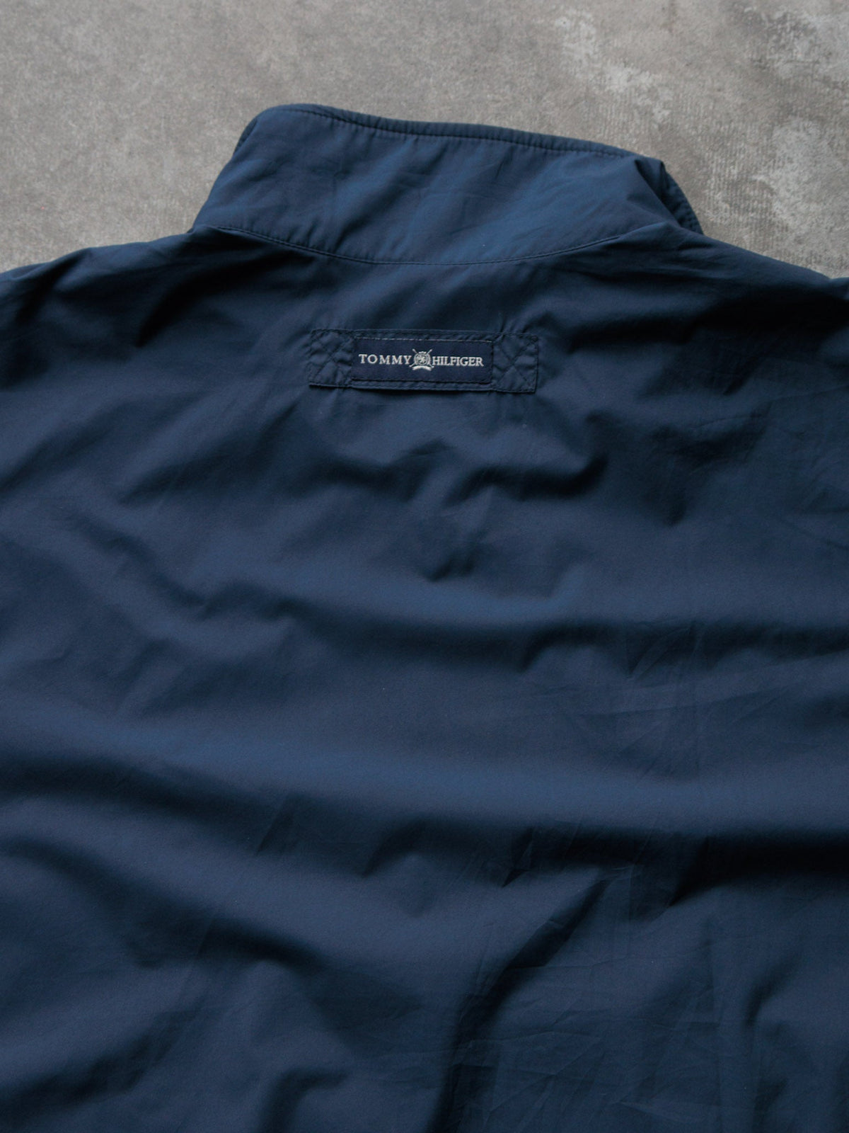 Vintage 90s Navy Tommy Hilfiger Golf Windbreaker (2XL)