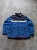Vintage 00s Blue Tommy Hilfiger Colourblock Jacket (L)