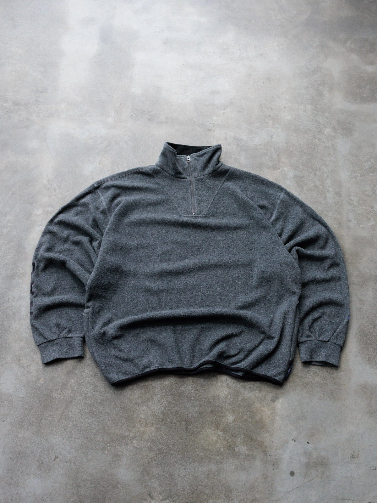 Vintage Grey Nautica Competition Fleece Quarter Zip (2XL)