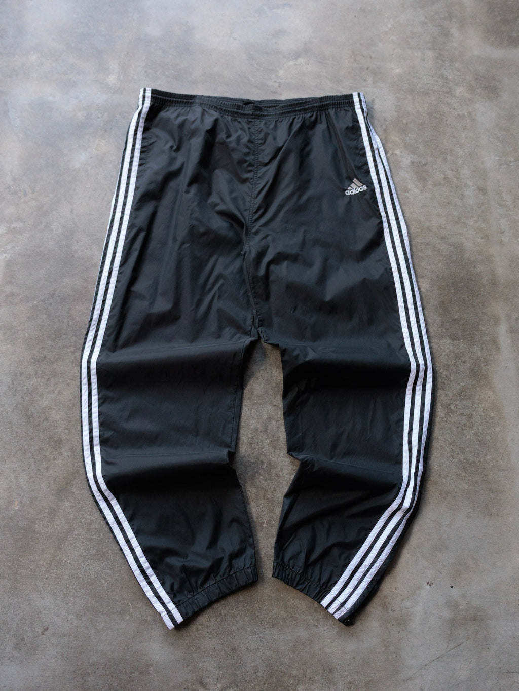 Vintage 90s Black Adidas Track Pants (XL)