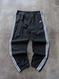 Vintage 90s Black Adidas Track Pants (XL)
