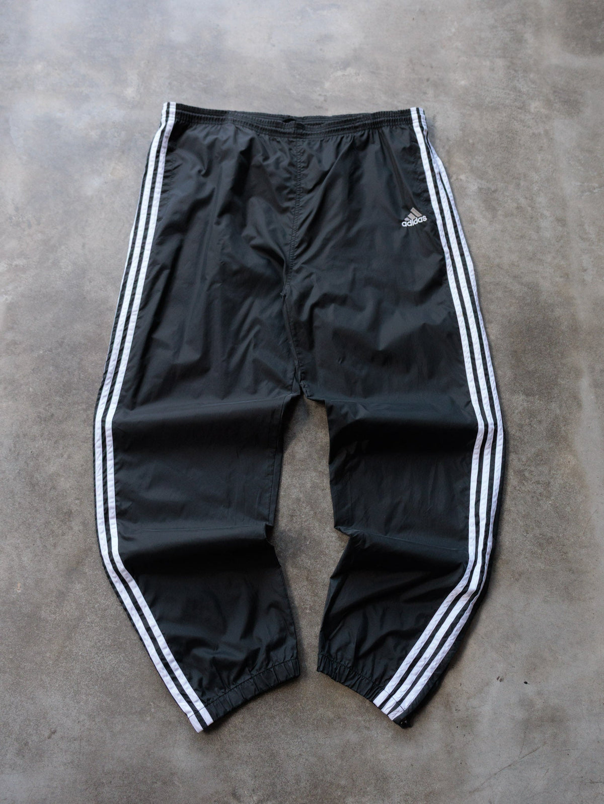 Vintage 90s Black Adidas Track Pants (XL)