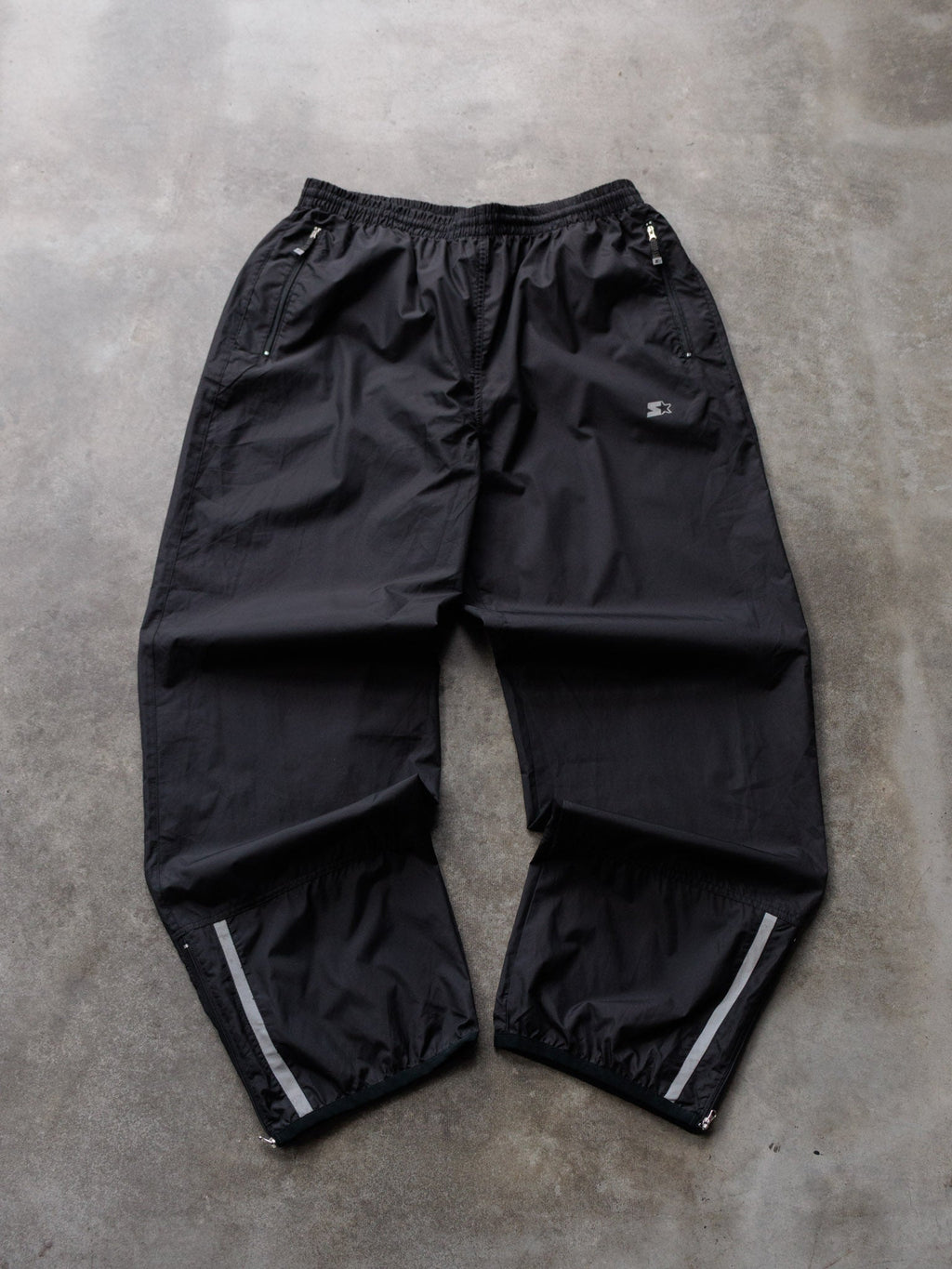 Vintage Black Starter Track Pants (L)