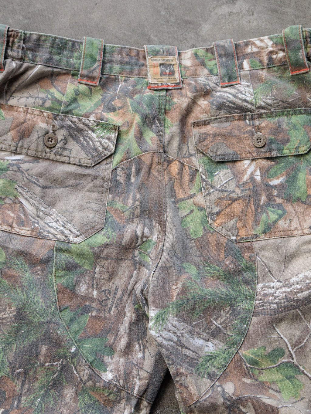 Vintage 00s Brown Realtree Camo RedHead Cargo Pants (W36)