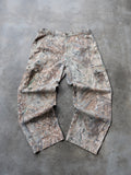 Vintage 00s Brown Mossy Oak Duck Blind Camo Cargo Pants (M)