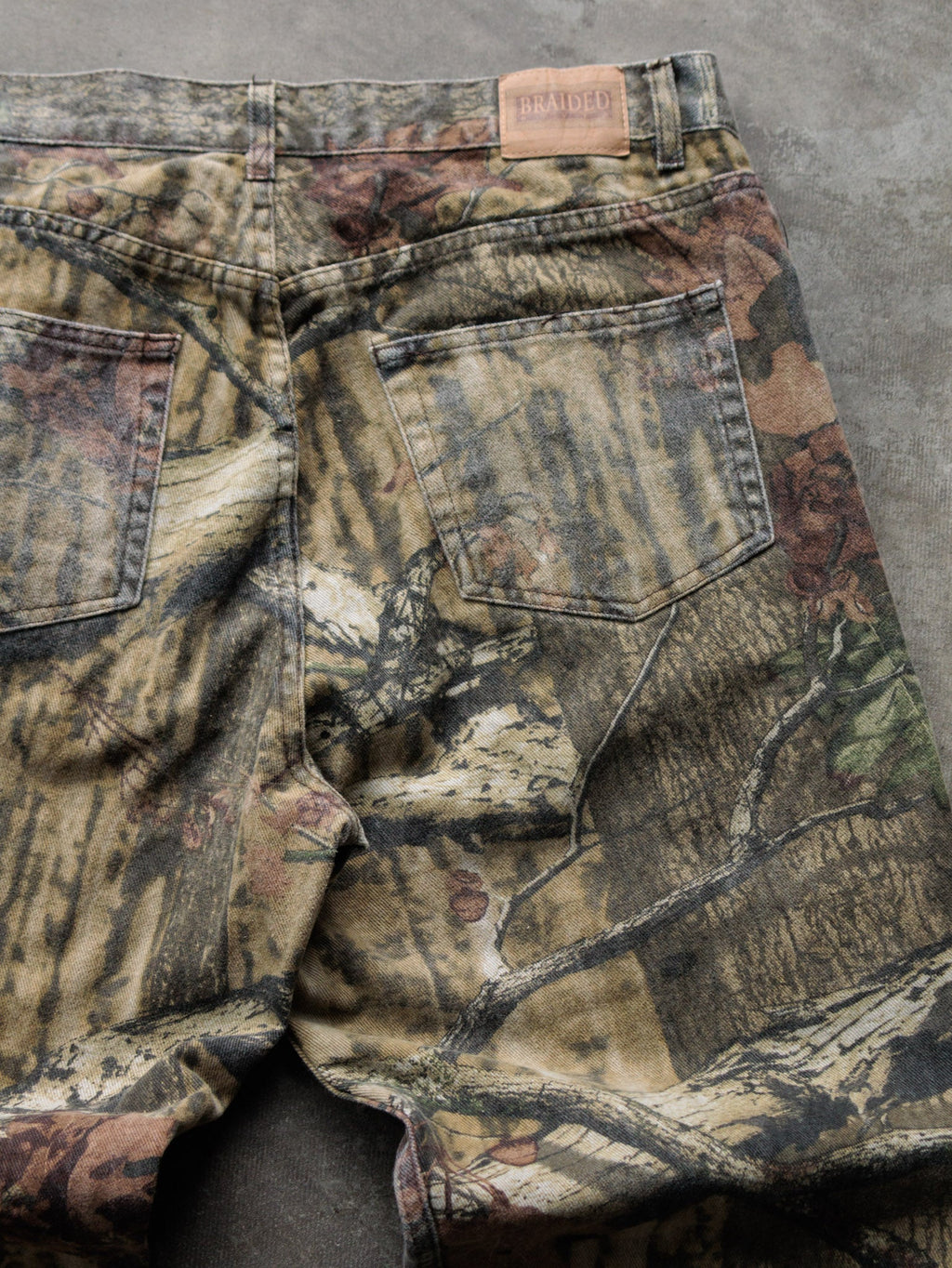 Vintage Brown Mossy Oak Break-Up Camo Pants (W36)