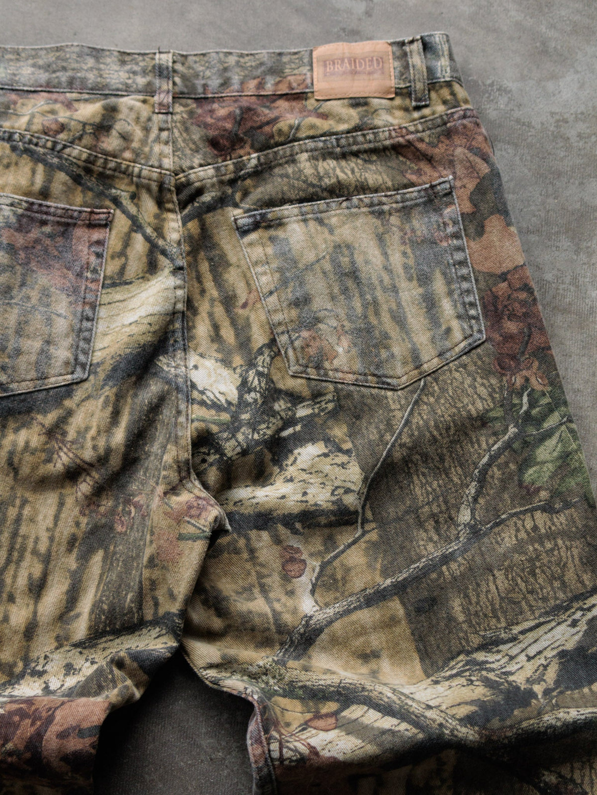 Vintage Brown Mossy Oak Break-Up Camo Pants (W36)