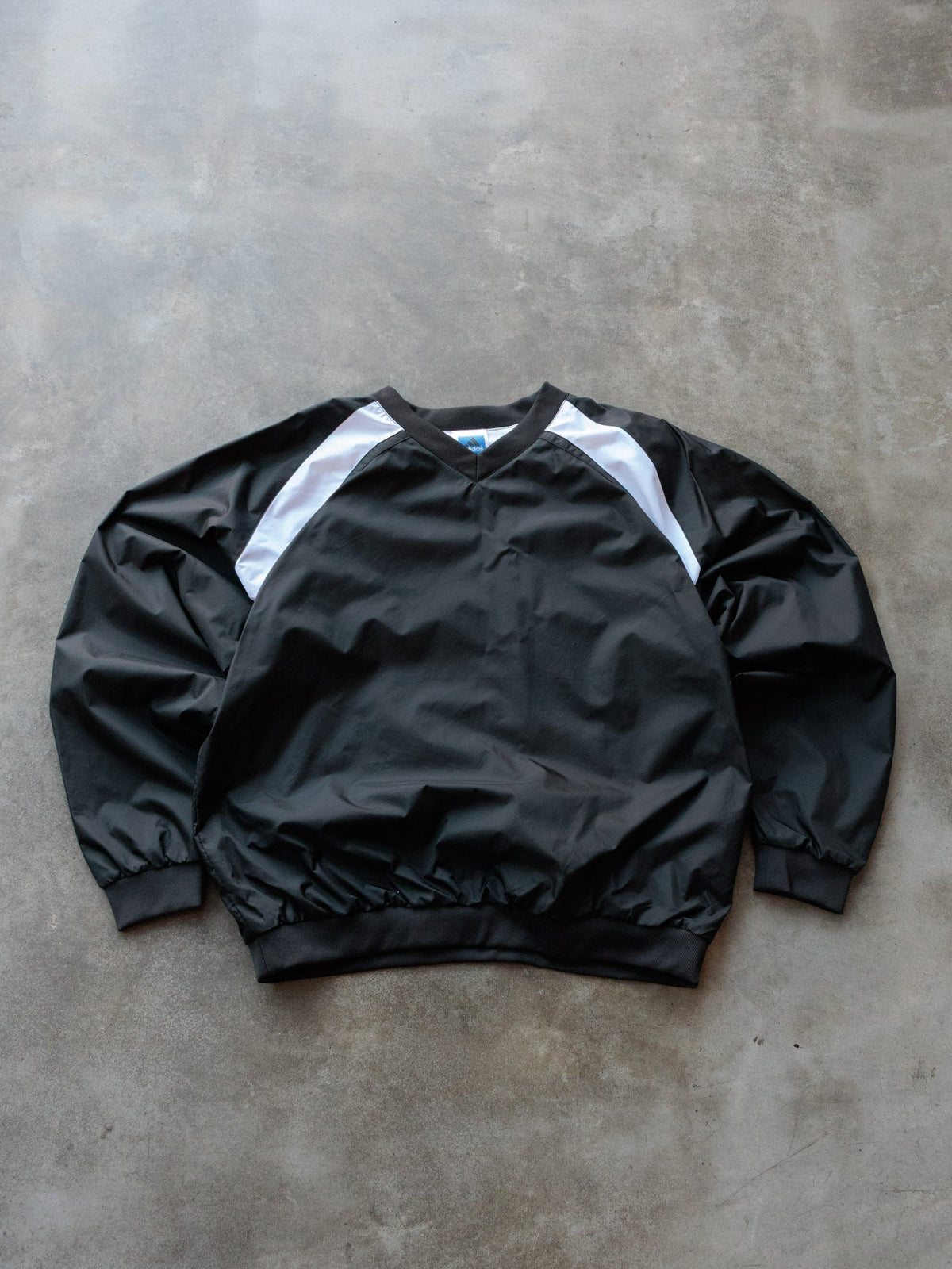 Vintage 00s Black Adidas Pullover Windbreaker (M)