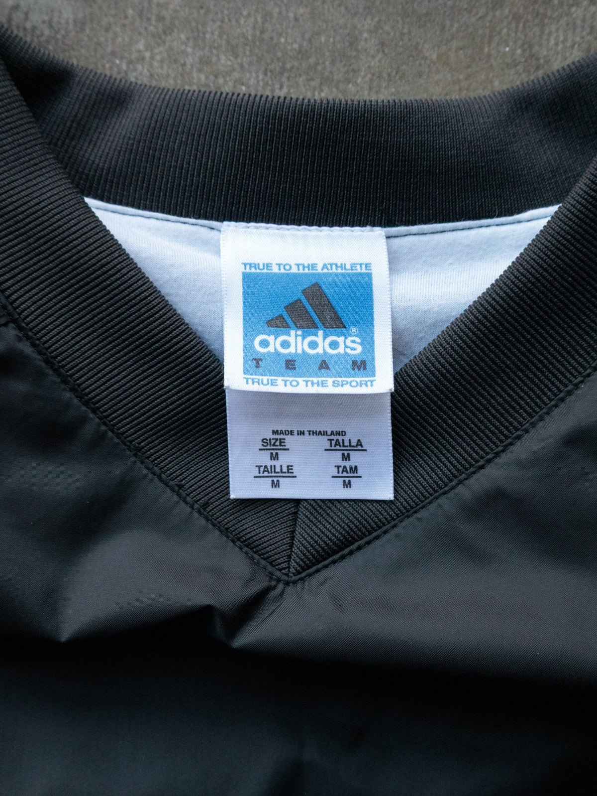 Vintage 00s Black Adidas Pullover Windbreaker (M)