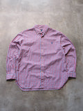Vintage Red Plaid Ralph Lauren Shirt (L)