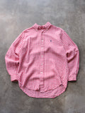 Vintage 00s Pink Gingham Ralph Lauren Shirt (S)