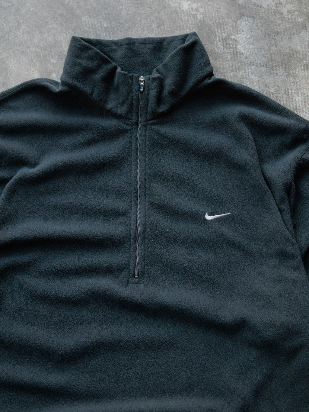 Vintage 00s Black Nike Fleece Quarter Zip (M)