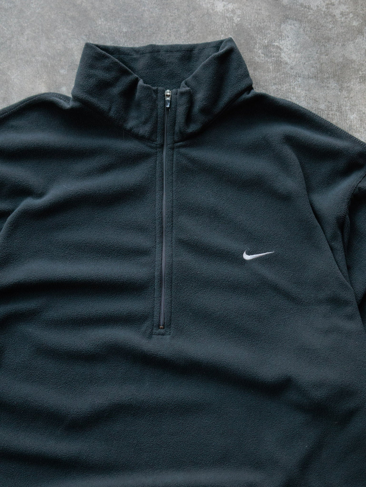 Vintage 00s Black Nike Fleece Quarter Zip (M)