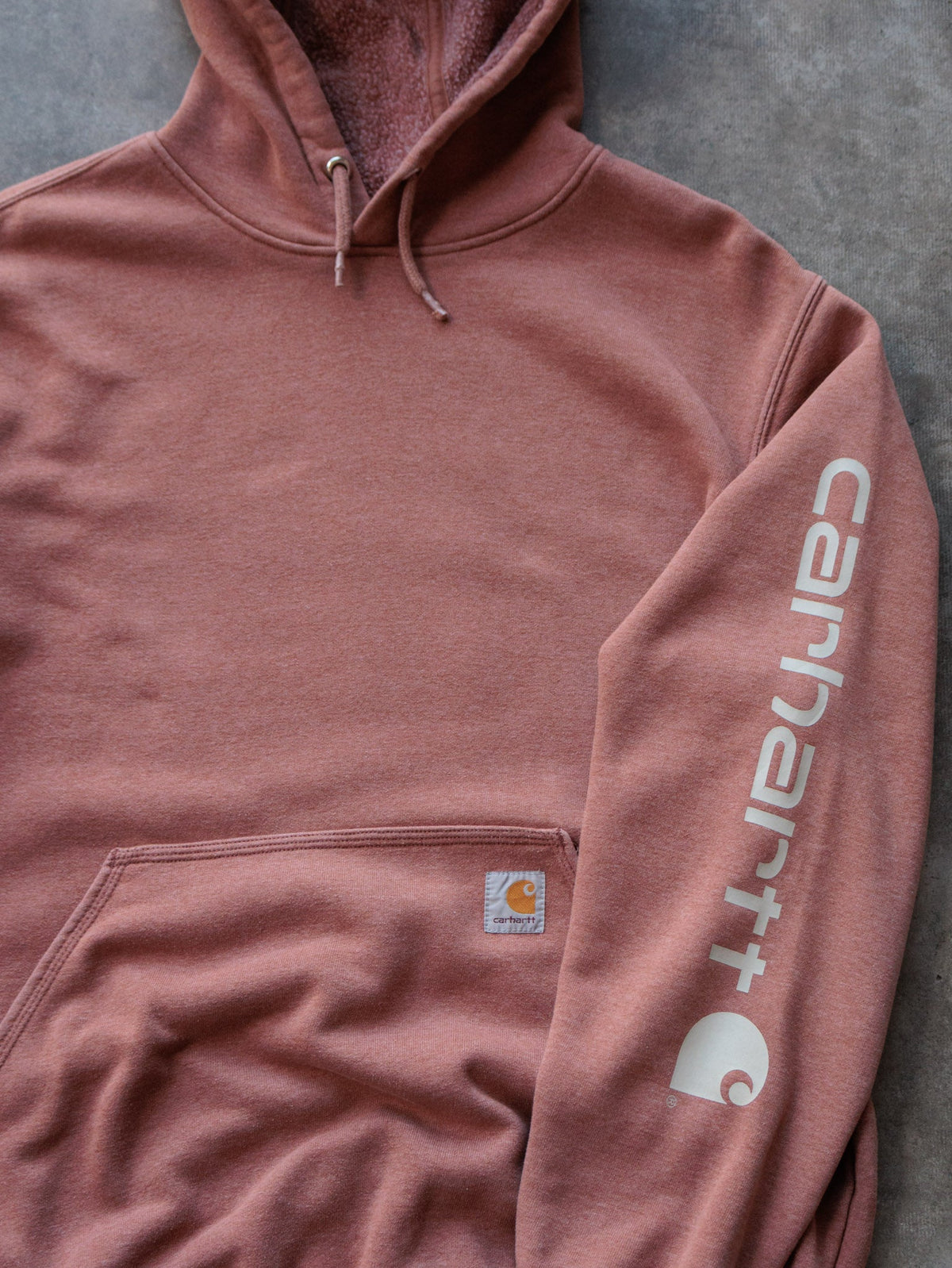 Dusty Pink Carhartt Hoodie (M)
