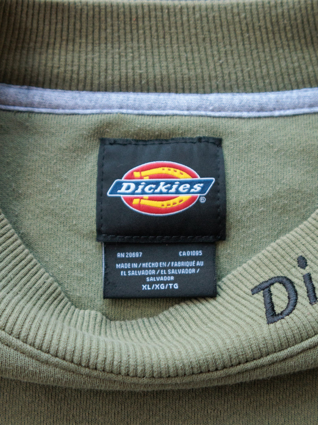 Vintage Green Dickies Sweatshirt (XL)