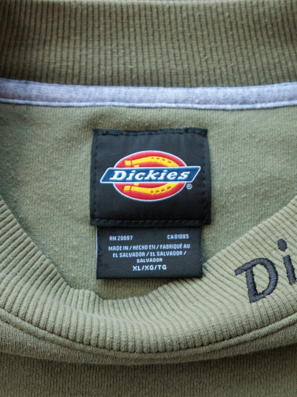 Vintage Green Dickies Sweatshirt (XL)