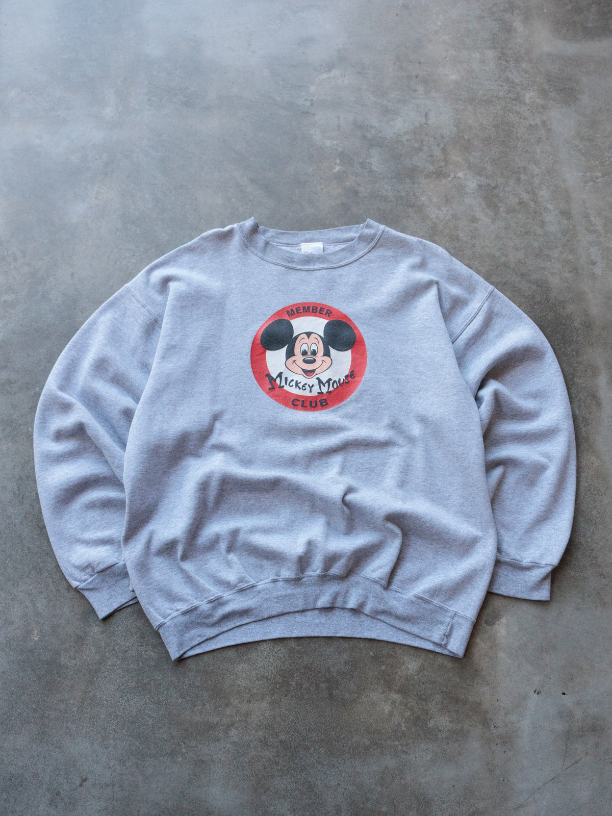 Vintage Grey Disney Mickey Mouse Club Sweatshirt (L)
