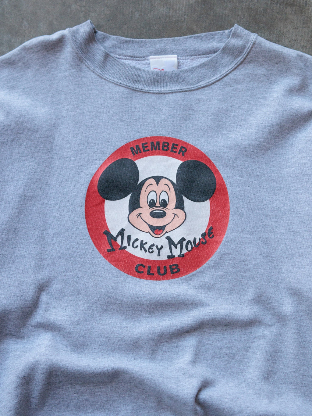Vintage Grey Disney Mickey Mouse Club Sweatshirt (L)