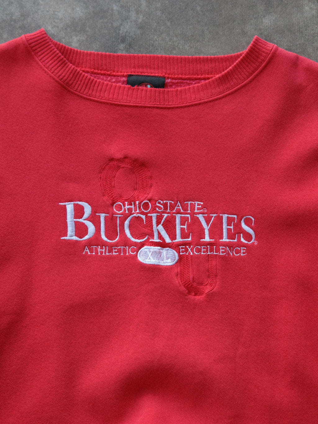 Vintage 90s Red Ohio State Buckeyes Sweatshirt (L)
