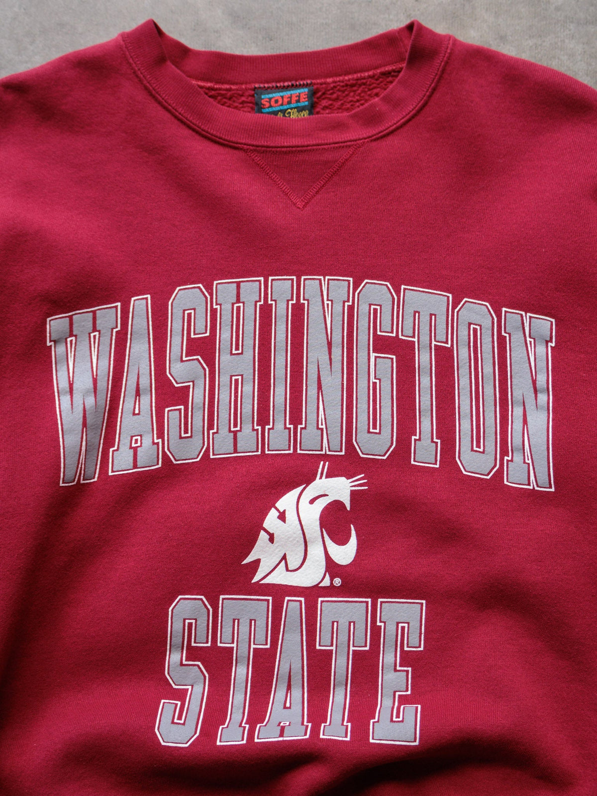 Vintage 90s Red Washington State Sweatshirt (L)