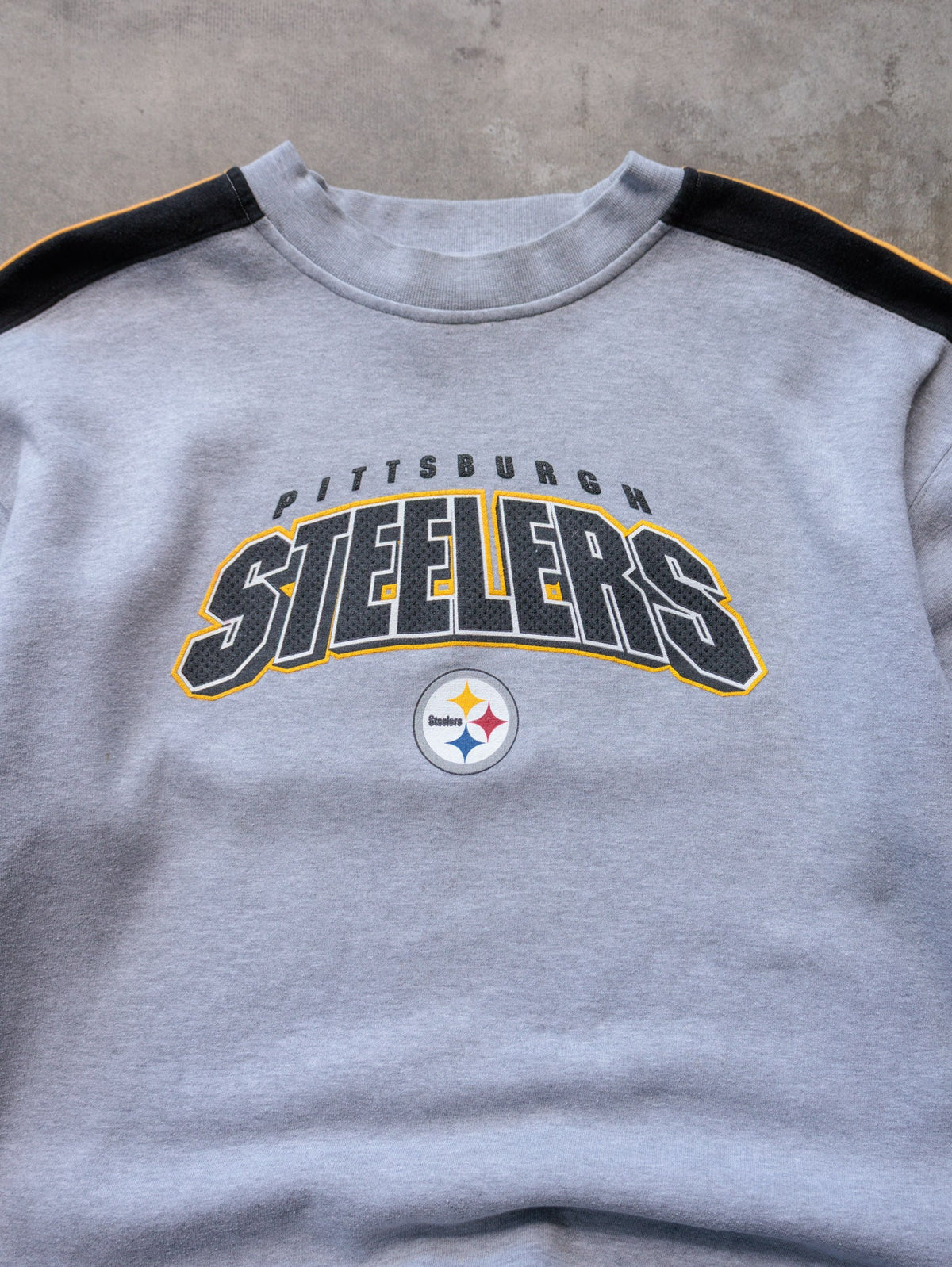 Vintage Grey Pittsburgh Steelers Sweatshirt (XL)