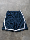 Vintage 00s Navy Nike Mesh Shorts (XL)