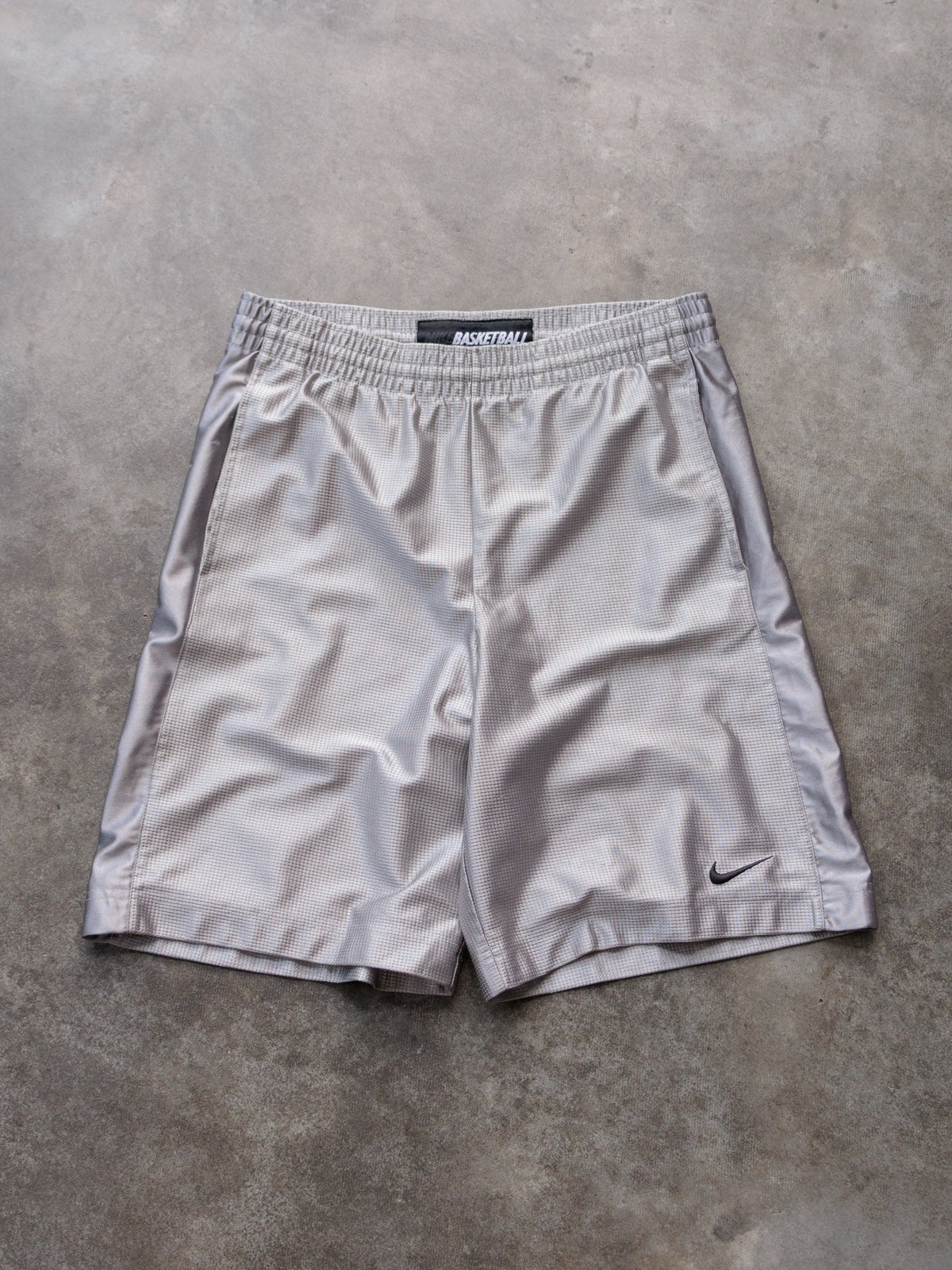 Vintage Grey Nike Basketball Shorts (S)