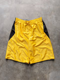 Vintage Yellow & Grey Starter Reversible Mesh Shorts (M)
