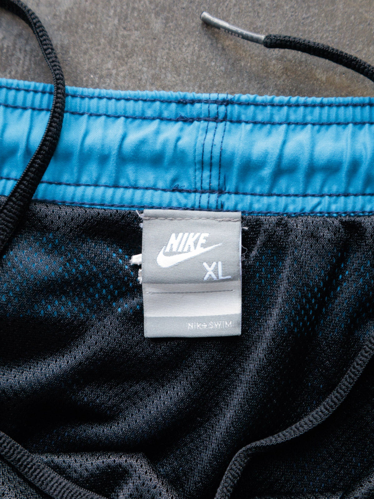 Vintage Navy Nike Swim Shorts (XL)