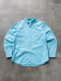 Blue Striped Lacoste Shirt (XL)