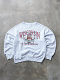 Vintage 1994 Grey Wisconsin Badgers Rose Bowl Sweatshirt (L)
