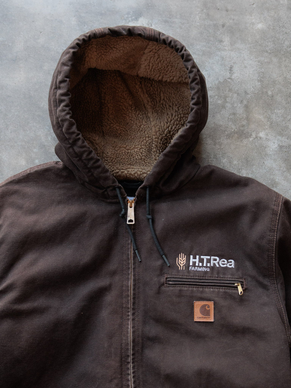 Carhartt J141 DKB 'Dark Brown' Sierra Jacket (L)