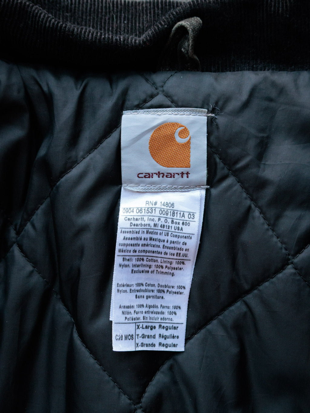Vintage 2004 Carhartt C26 MOS 'Moss' Traditional Coat (XL)