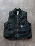 Vintage Black Carhartt Duck Vest (XL)