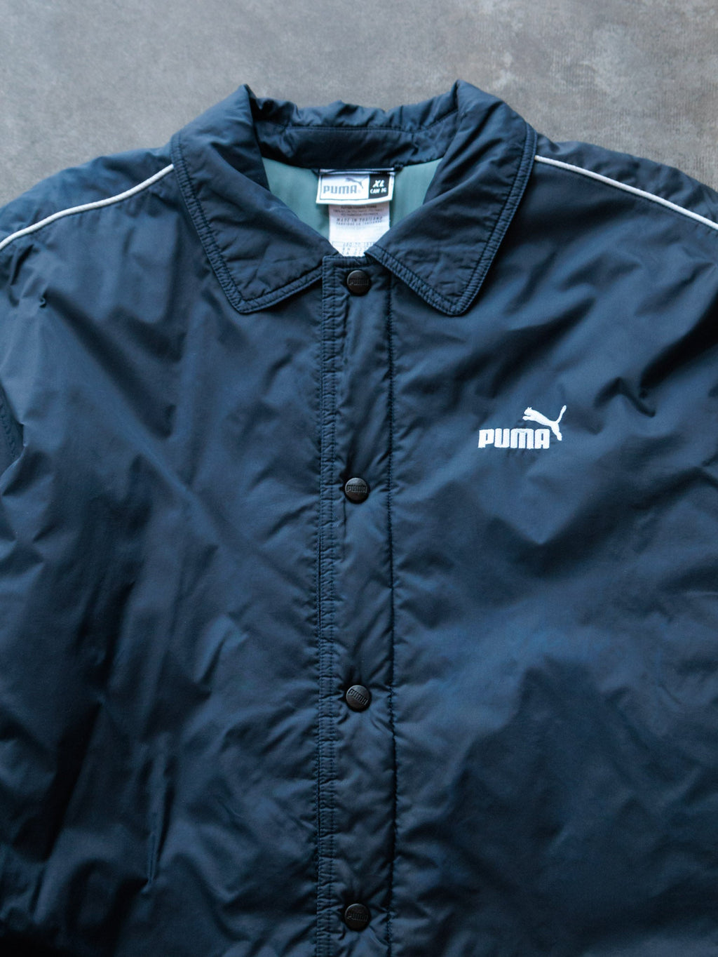 Vintage 90s Navy Puma Jacket (XL)